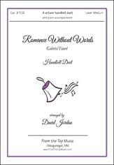 Romance Without Words Handbell sheet music cover